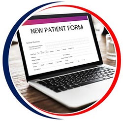 New Patient Form at Arkansas Diabetes and Endocrinology Center in Little Rock, AR